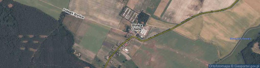 Zdjęcie satelitarne Brynica Osada ul.